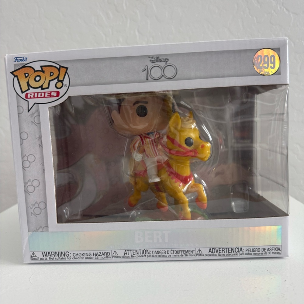 Funko Pop! Rides Disney 100 Bert on Carousel Horse - Yellow